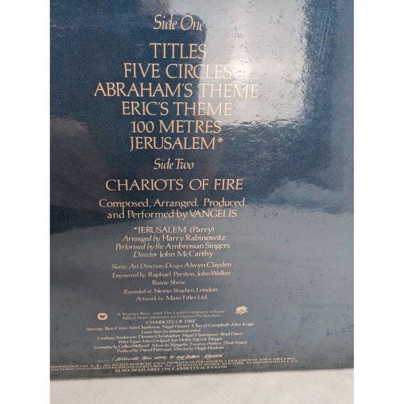 Chariots of Fire Vinyl Record From The Original Soundtrack by Vangelis Polydor - Picture 5 of 6
